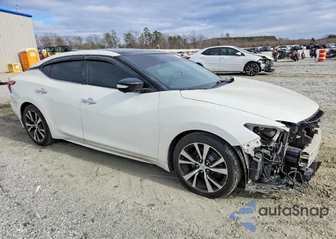 2016 Nissan Maxima 3.5S z USA, uszkodzony, nr VIN 1N4AA6AP4GC907249
